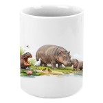 Ceramic Hippo Pencil Holder � Cbkr�ation