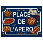 Metal sign �Tapas Aperitif Spot� � Cbkr�ation Wall Decoration