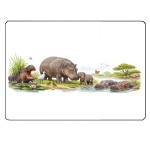 Hippo Glass Cutting Board 28.5 � 20 cm Cbkr�ation