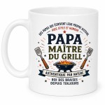 Papa Master of the Grill ceramic mug 350 ml