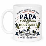 Papa Always on the Move ceramic mug 350 ml