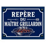 Master Griller BBQ Metal Sign Decorative 20 x 15 cm