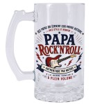 Rock'n'Roll Dad Beer Mug 480ml Music Lover Gift