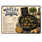Glass Chopping Board Traditional Moules Marini�res Recipe 29