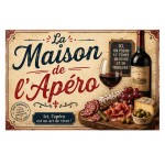 Vintage Aperitif House Metal Sign French Bistro Decor