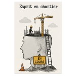 Funny Metal Sign Mind Under Construction Office Decor