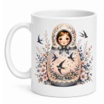 Russian doll swallow mug 350 ml