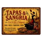 Spanish Tapas & Sangria Vintage Chopping Board 29 x 20 cm