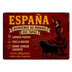 Glass Chopping Board Spanish Tapas Flamenco 29 x 20 cm