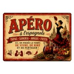 Spanish Tapas Sangria Glass Cutting Board 29 x 20 cm