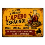 Spanish Aperitif Glass Cutting Board 29 x 20 cm