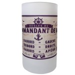 Funny Nautical Beer Stein 480ml Frosted Captain Gift Mug