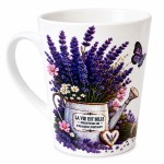 Lavender life is beautiful ceramic mug 320 ml