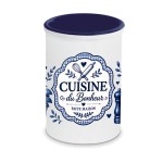 Ceramic Utensil Holder Cuisine du Bonheur Navy Blue