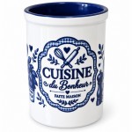Ceramic Utensil Holder Cuisine du Bonheur Navy Blue