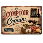 Friends bistro glass chopping board 29 x 20 cm