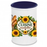 Sunflower kitchen ceramic utensil holder 13 cm