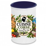 Corsican kitchen ceramic utensil holder 13 cm