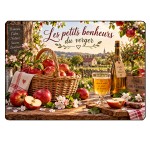 Apple Orchard Glass Chopping Board 29 x 20 cm