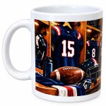American football mug 300 ml ceramic gift for fans