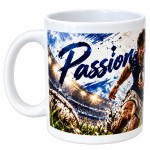 Rugby mug 300 ml ceramic gift for rugby players and fans