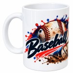 Baseball mug 300 ml ceramic gift for players and baseball fans