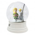 The Little Prince Paris Glitter Globe Kiub 8 cm