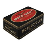 Large vintage metal tin  Moto Guzzi Motorcycles