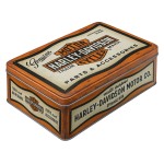 Large vintage metal tin  Harley Davidson Parts and Accessories