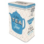 Tea Time Airtight Tin  Nostalgic-Art