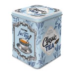 Classic Tea Storage Tin  Nostalgic-Art  pastel blue