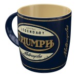 Triumph Motorcycles Vintage Blue Ceramic Mug 340 ml