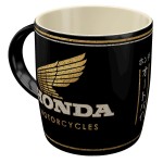 Honda Motorcycles Vintage Mug Black and Cream