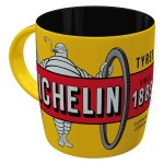 Michelin Bibendum Vintage Yellow and Black Retro Ceramic 340 ml