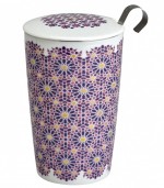 Double-walled porcelain mug with infuser - Andalusia