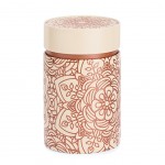 Eigenart Mandala cream terracotta tea tin 150 g double lid