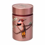 Eigenart pink bird tea tin 150 g with double metal lid