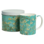 Van Gogh Almond Blossom Mug with Metal Tin