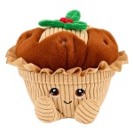 Keeleco Christmas muffin recycled plush toy 12 cm