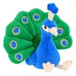 Keel Toys Keeleco Blue Peacock Plush Toy 22 cm