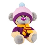 Diddl Pimboli winter soft toy 30 cm with hat and scarf