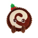 Scented Christmas Yule Log Plush  Chocolate  Keel Toys