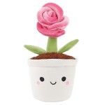 Botanical Garden Pink Rose Plush in Pot 19 cm