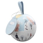 Nomadic Christmas ball candle frosted flakes  Heart and Home