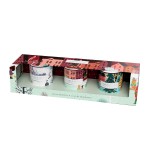 Set of 3 mini Christmas candles  Heart and Home