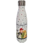Crazy Dog Lady Water Bottle by Alex Clark