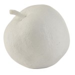 Giant Decorative Apple  Ecru  38 cm