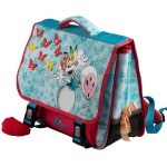Diddl school satchel with butterflies and flowers 38 cm