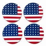 Set of 4 coasters USA by Cbkreation