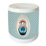Starry Russian doll money box by Cbkreation